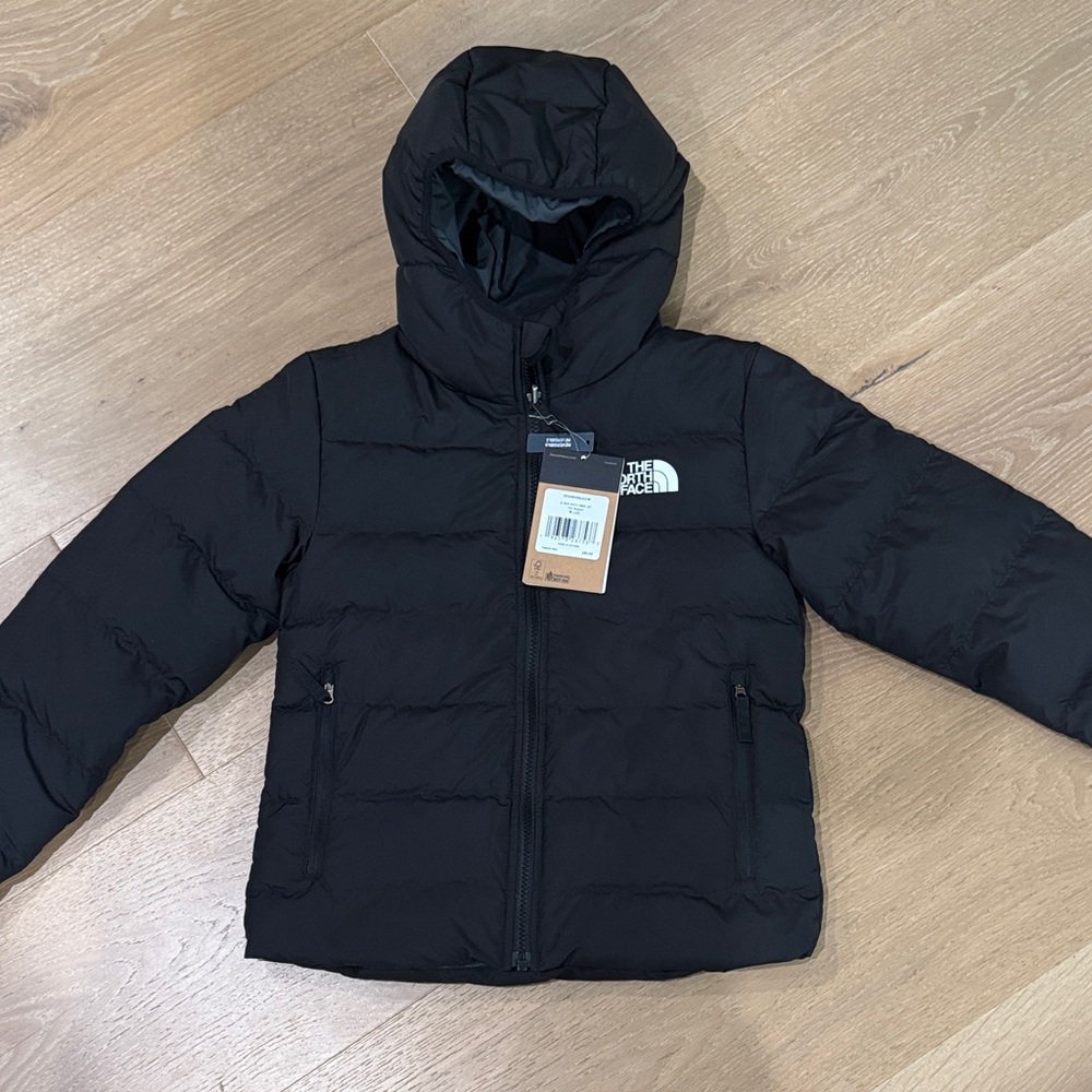 NWT The North Face Black Hooded Jacket M(10)